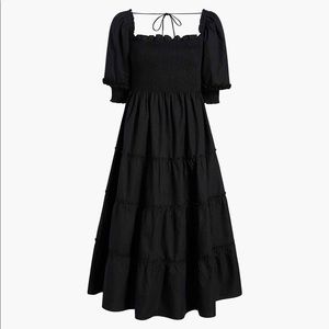 NWT Hill House Home Nesli Nap Dress - Black Dot (Size L)
